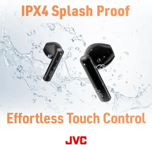 Miniatura 6 de JVC Auriculares inalámbricos ligeros con unidad de controlador de 0.472 in, Bluetooth 5.1, un solo uso, IPX4, batería de larga duración