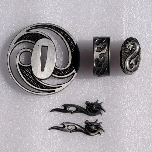 Miniatura 62 de Espada samurái japonesa KOSHIRAE – TSUBA FUCHI KASHIRA MENUKI 68-100