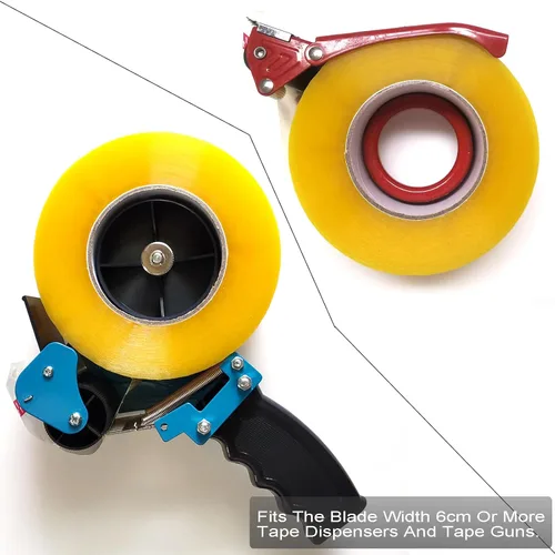 Miniatura 5 de Cinta de embalaje resistente, 2.36 pulgadas x 328 yardas, cinta de embalaje transparente para embalaje de envío, sellado en movimiento, sellado