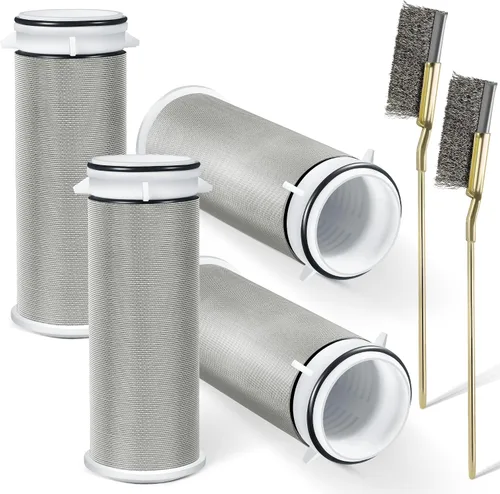 Miniatura 9 de Enhon - 2 filtros de sedimentos giratorios de repuesto para filtros de sedimentos giratorios de 50 μm con cepillo compatible con filtro de agua