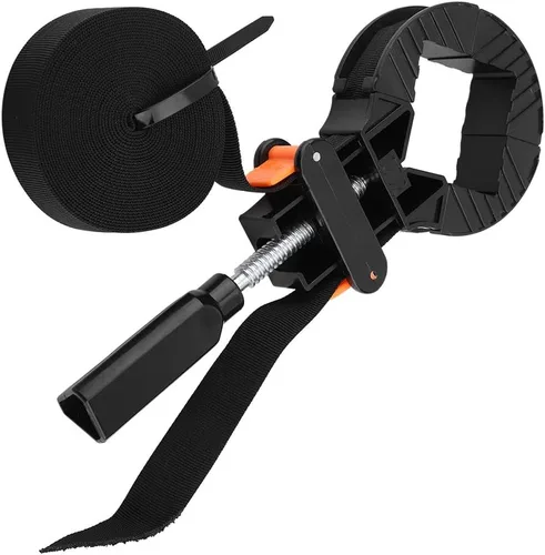 Miniatura 9 de Correa de abrazadera de esquina ajustable de 6M, abrazaderas de banda abrazaderas de esquina para carpintería de nailon, abrazadera de cinturón