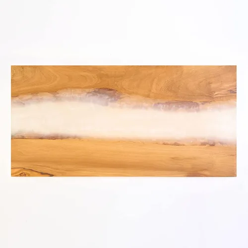 Miniatura 10 de Tabla de queso de lujo de madera de olivo italiana con resina, tabla de embutidos, tabla de cortar y cortar para carne, verduras y frutas, tabla