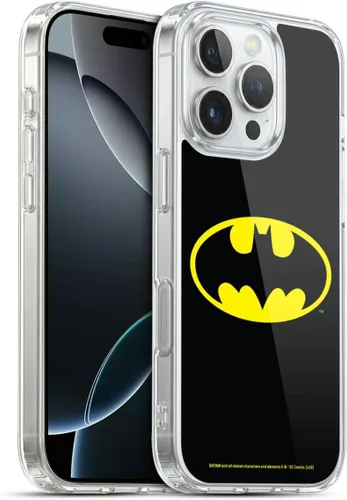 Miniatura 316 de Head Case Designs Funda de gel con licencia oficial de Batman DC Comics Bat Signal Logos [protección de grado militar] compatible con Apple iPhone 7