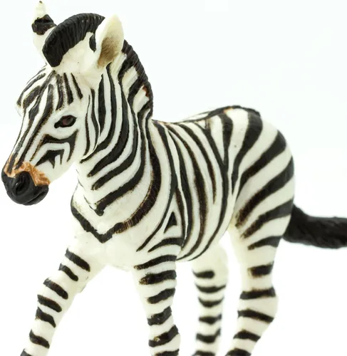 Miniatura 5 de Safari Ltd. Figura de potro de cebra, figura realista de 3.5 pulgadas, juguete educativo para niños, niñas y niños a partir de 3 años