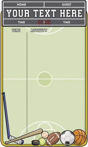 Miniatura 7 de Oliver's Label - Calcomanía de pared laminada de borrado en seco, 17.45 x 11 pulgadas, planificador diario personalizado para niños, pizarra blanca