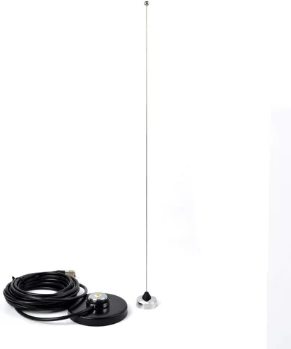 Miniatura 7 de HYS Antena amateur de banda VHF de 2 M 144 MHz (136-174 Mhz) con base magnética de montaje NMO W/16.4 ft (16.4 pies) Cable coaxial RG58 PL-259