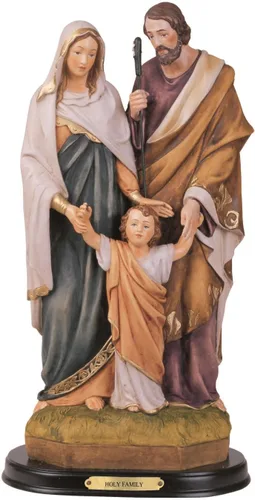 George S. Chen Imports SS-G-212.07 Figura religiosa de Jesús María José de la Sagrada Familia, 12 pulgadas