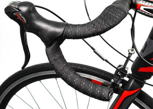 Miniatura 4 de CNC Cinta de manillar de bicicleta, cintas de barra de bicicleta de carretera, 2 unidades de envolturas de mango de ciclismo para bicicleta