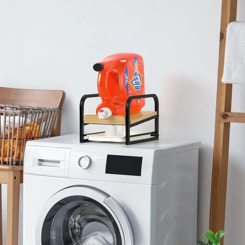 Miniatura 2 de Soporte para Detergente de Ropa Líquido, Soporte para Detergente de Ropa, Soporte para Detergente Líquido con Bandeja para Goteo