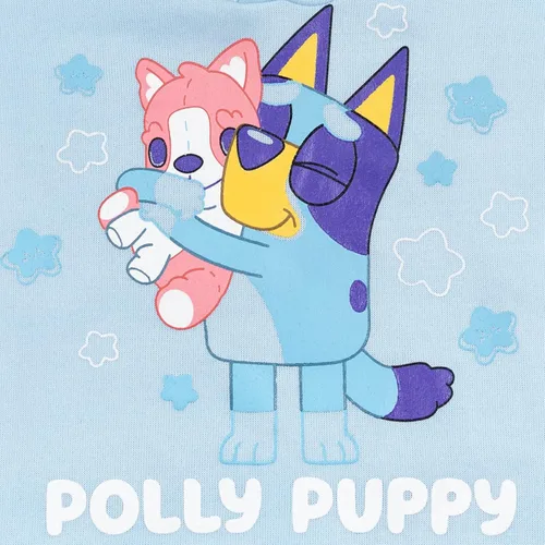 Miniatura 4 de Bluey Conjunto de sudadera con capucha y leggings de forro polar para niñas de niño a niño grande