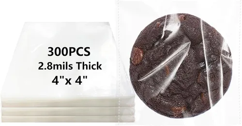 Miniatura 11 de DaTpuik 100 bolsas de celofán autosellantes de 4 x 6 pulgadas, bolsas transparentes para galletas, bolsa de celofán resellable para embalaje de Pacf