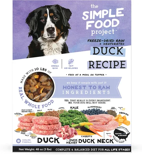 Miniatura 15 de Simple Food Project The Freeze Dried Raw Dog Food Topper con ingredientes orgánicos de grado humano