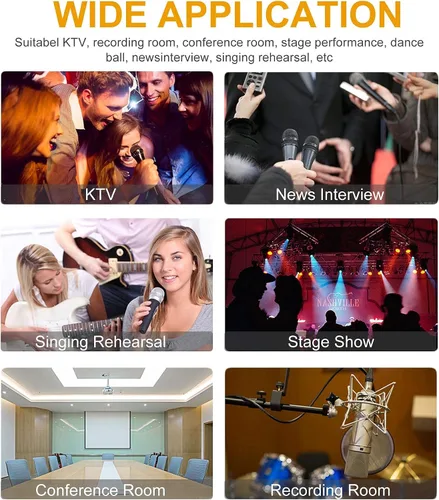 Miniatura 6 de 200 fundas desechables para micrófono, no tejidas con banda elástica de mano, funda protectora para parabrisas de micrófono para KTV, karaoke