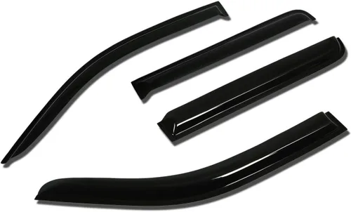 Miniatura 26 de Auto Dynasty Protectores de lluvia con cinta adhesiva compatible con Juke F15 2011-2016 4 piezas deflector de visera de ventana 12 13 14 15