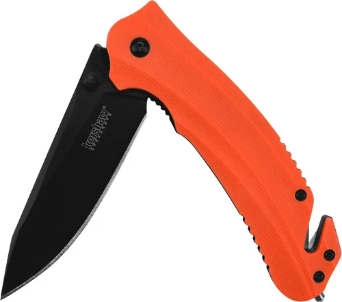 Miniatura 5 de Kershaw Select Fire Cuchillo de bolsillo multifunción, juego de 4 puntas y destornillador, hoja de 3.4 pulgadas de acero 8Cr13MoV, navaja plegable