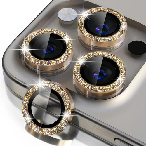 Miniatura 50 de Misea Compatible con iPhone 17 Pro/iPhone 17 Pro Max Protector de Lente de Cámara Brillante, Vidrio Templado 9H Cubierta de Cámara Protector