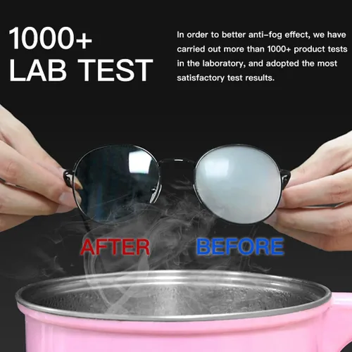 Miniatura 2 de Toallitas antivaho para lentes, toallitas de limpieza prehumedecidas para lentes, gafas, espejos, lentes y ventanas