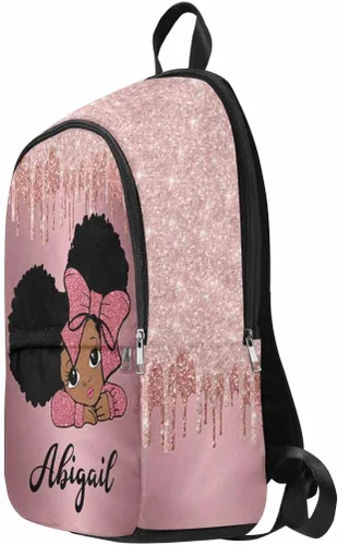 Miniatura 235 de Texto personalizado Elefante desgaste gafas mochila mochila mochila casual Daypack bolsa para mamá niñas, color86-4, Mochilas Daypack