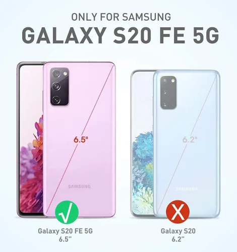 Miniatura 2 de SUPCASE Funda para Samsung Galaxy S20 FE 5G con Protector de Pantalla (Unicorn Beetle Pro), [Soporte Integrado y Clip para Cinturón] Funda Azul