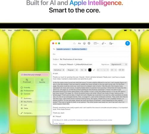 Miniatura 5 de Apple Laptop MacBook Neo 2026 de 13 pulgadas con chip A18 Pro: diseñada para inteligencia artificial y Apple Intelligence, pantalla de retina Rubor