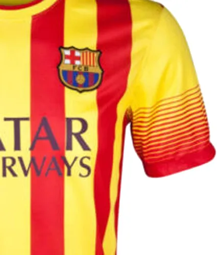 Miniatura 2 de Messi #10 Barca Away Mini Kit Set 201314 (6-7 años), rojo, amarillo