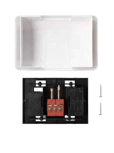 Miniatura 7 de Newhouse Hardware CHM3DCOVER Tapa para timbre de puerta, solo cubierta, se adapta a la mayoría de los modelos Nutone, Blanco