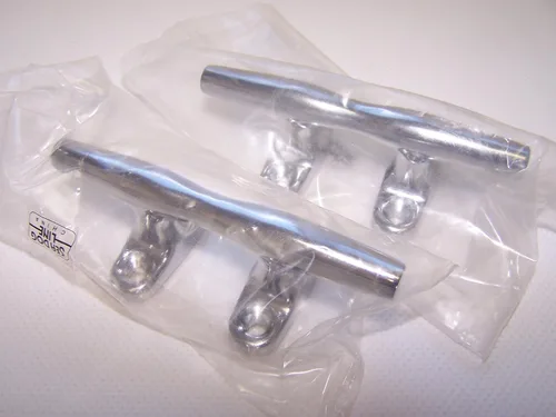 Miniatura 5 de 044604 Sea-Dog Line Tacos de Base Abierta Cromado Zinc 4" Inch Par (2) SURPLUS 132-1140