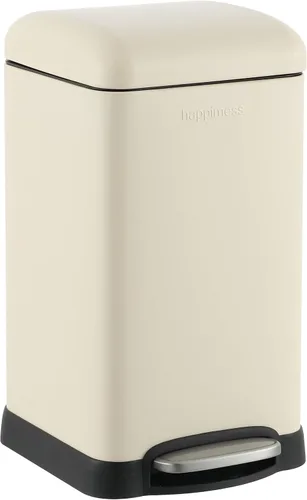 Miniatura 12 de happimess HPM1012H Betty Retro Mini - Cesta de basura con apertura mediante pedal de 3.2 galones, resistente a las huellas dactilares, moderna