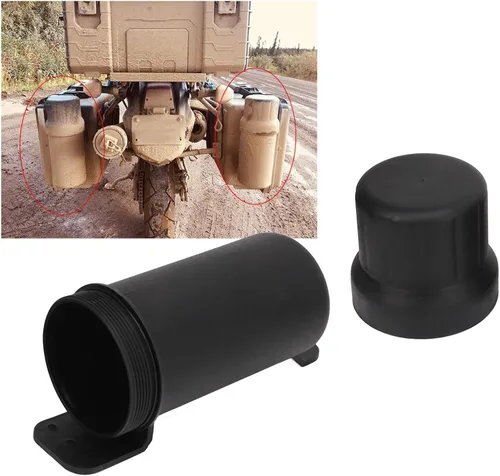 Miniatura 4 de KIMISS - Tubo universal para herramientas todoterreno para motocicleta, tubo de herramientas de 4.9 pulgadas con cintas rodantes, universal