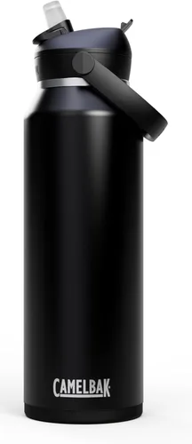 Miniatura 16 de CamelBak - Thrive - Botella de agua con tapa y pajilla, 20 onzas - Aislante de acero inoxidable, color negro