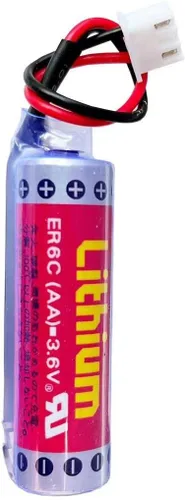 Miniatura 2 de (2 piezas) ER6C PLC Batería (AA 3.6 V 1800 mAh) con enchufe para FX F2-40BL + enchufe