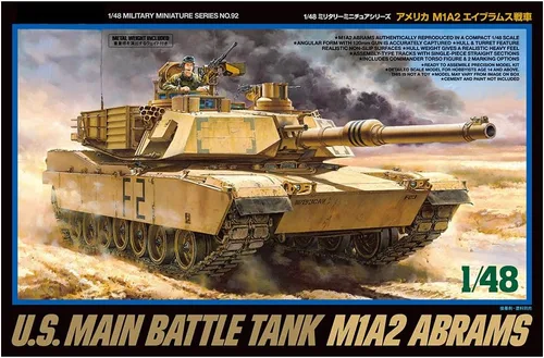 Miniatura 7 de Tamiya 32592 1/48 M1A2 Abrams Kit de modelo de plástico