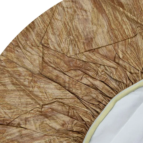 Miniatura 5 de Jobar IdeaWorks - Mantel decorativo elástico para mesa, diseño de acabado de madera, tamaño único (JB8386)