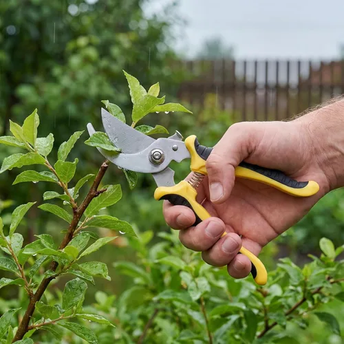 Miniatura 5 de Lothee 9 tijeras de jardín, podadoras de jardín, podadoras de derivación a granel, resistentes para jardinería, setos de plantas, tijeras de flores