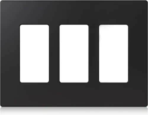 Miniatura 13 de ELEGRP Placas decorativas de pared de 3 segmentos sin tornillos, cubierta de placa frontal termoplástica irrompible para interruptor de toma