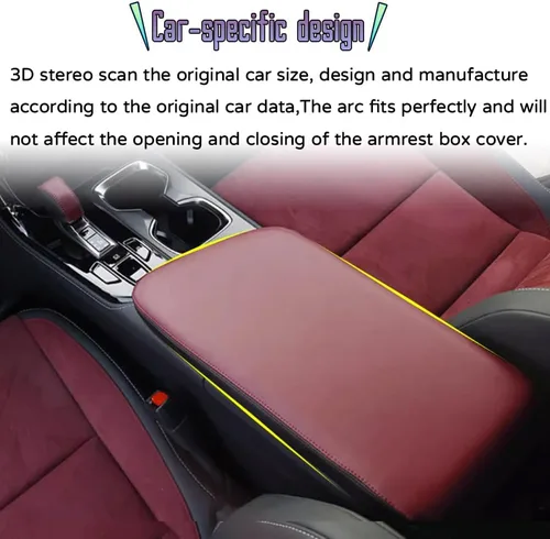 Miniatura 6 de Accesorios interiores personalizados para Lexus RZ 450e NX 250 NX 350 NX 350h NX 450h+ 2022 2023 Funda de cuero para reposabrazos central, cojín