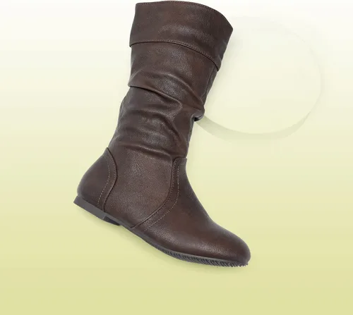Miniatura 2 de DREAM PAIRS - Botas de invierno para montar en bicicleta para niñas, altura hasta la rodilla, piel sintética (niñas pequeñas, medianas y grandes)