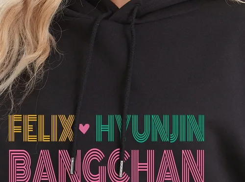 Miniatura 19 de Outofgas Stray Kids - Sudadera con capucha Felix Bangchan Hyunjin Jisung Changbin Minho Seungmin Jeongin Merch para mujer