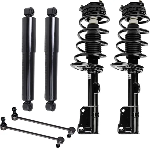 Miniatura 16 de Detroit Axle - Kit de puntales delanteros de 6 piezas para Ford Escape 2014-2019, 2 puntales y muelles helicoidales, 2 enlaces de barra