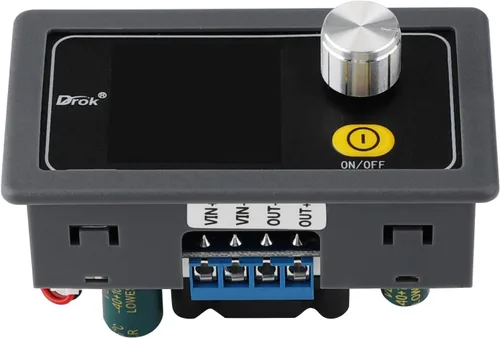 Miniatura 6 de DROK Regulador de Voltaje Ajustable CC, Convertidor Buck Boost 6.0V-36V 9v 12v a CC 0.6-36V 24v 5A Panel de Fuente de Alimentación, Módulo