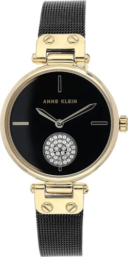 Miniatura 4 de Anne Klein Womens Premium Crystal Accented Mesh Bracelet Watch