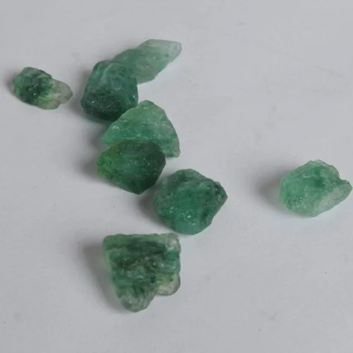 Miniatura 3 de GEMHUB Esmeralda verde áspero natural de grado A, 30.50 quilates, cristal curativo en bruto, lote de 7 gemas para cabbing, Gema, lote de piedras