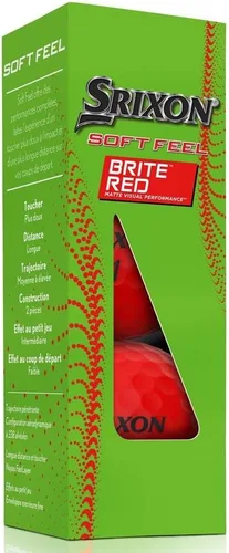 Miniatura 4 de Pelotas de golf Srixon Soft Feel Rojo (Bombshell Red)Brite Red)