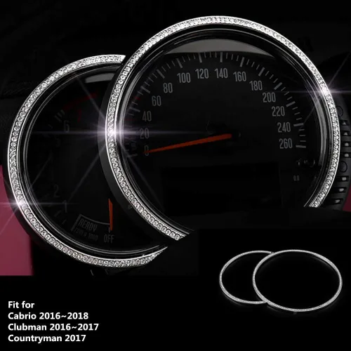 Miniatura 5 de Accesorios interiores brillantes para Mini Cooper F54 F55 F56 F60 con diamantes de imitación de cristal de modificación de moda
