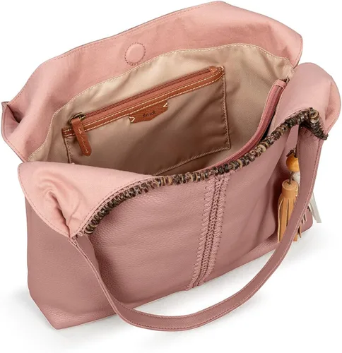 Miniatura 3 de The Sak Huntley - Hobo de cuero y ganchillo