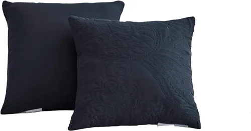 Miniatura 6 de Colcha extragrande King de 128 x 120 pulgadas, extra ancha, diseño de patrón paisley, funda de cama ligera, reversible, 5 piezas, 100% microfibra, 1