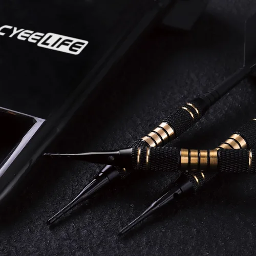 Miniatura 4 de CyeeLife Punta de plástico para dardos – Juego de dardos profesionales de punta suave de 0.71 onzas con estuche de transporte y 30 puntas de dardos