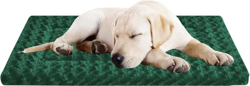 Miniatura 28 de Cama para Perros Lavable de Felpa Ortopédica para Exteriores, Alfombrilla para Jaula con Fondo Antideslizante, Almohadilla Suave de Lujo