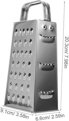 Miniatura 2 de Rallador de cuatro lados para cocina, cortador de alimentos, triturador de alimentos vegetales, trituradora de verduras, trituradora de verduras