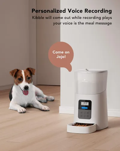 Miniatura 7 de PETLIBRO - Comedero automático para gatos, dispensador automático de alimentos secos, depósito de 1.6 galones (6 litros), tapa de bloqueo giratorio